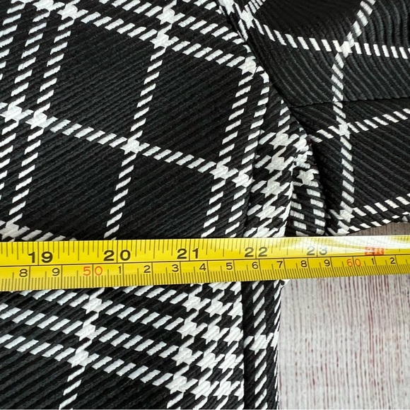 RACHEL ROY Collection Plaid Blazer Jacket Black White 1X - Picture 6 of 9